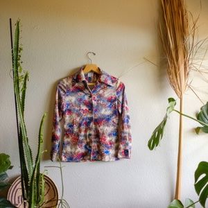 Fantastic '70s long sleeved blouse
